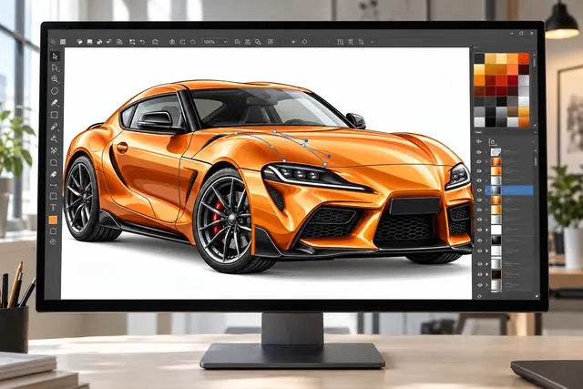 CorelDRAW Sports Car